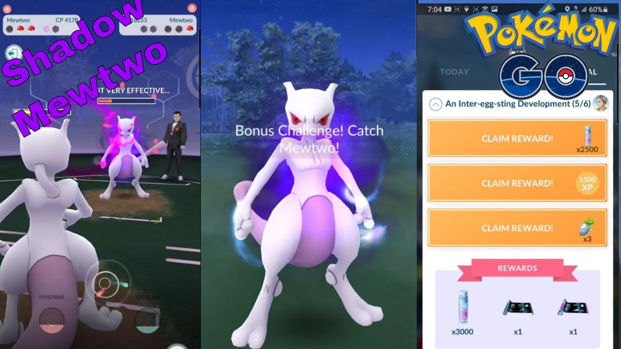 Pokemon Go An Inter-Egg-Sting Development Complete & Catching Shadow Mewtwo!