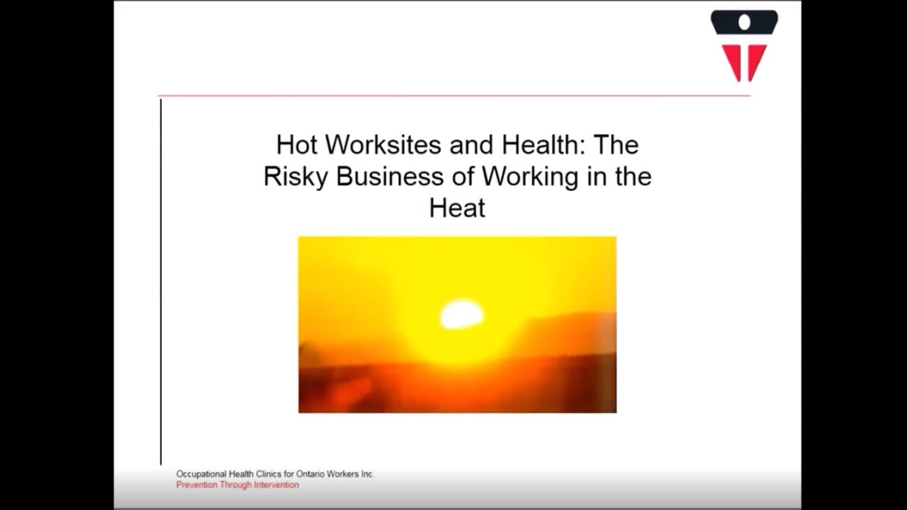 Understanding, Evaluating and Managing Heat Stress Using OHCOW&rsquo;s Humidex-based Heat Stress Plan