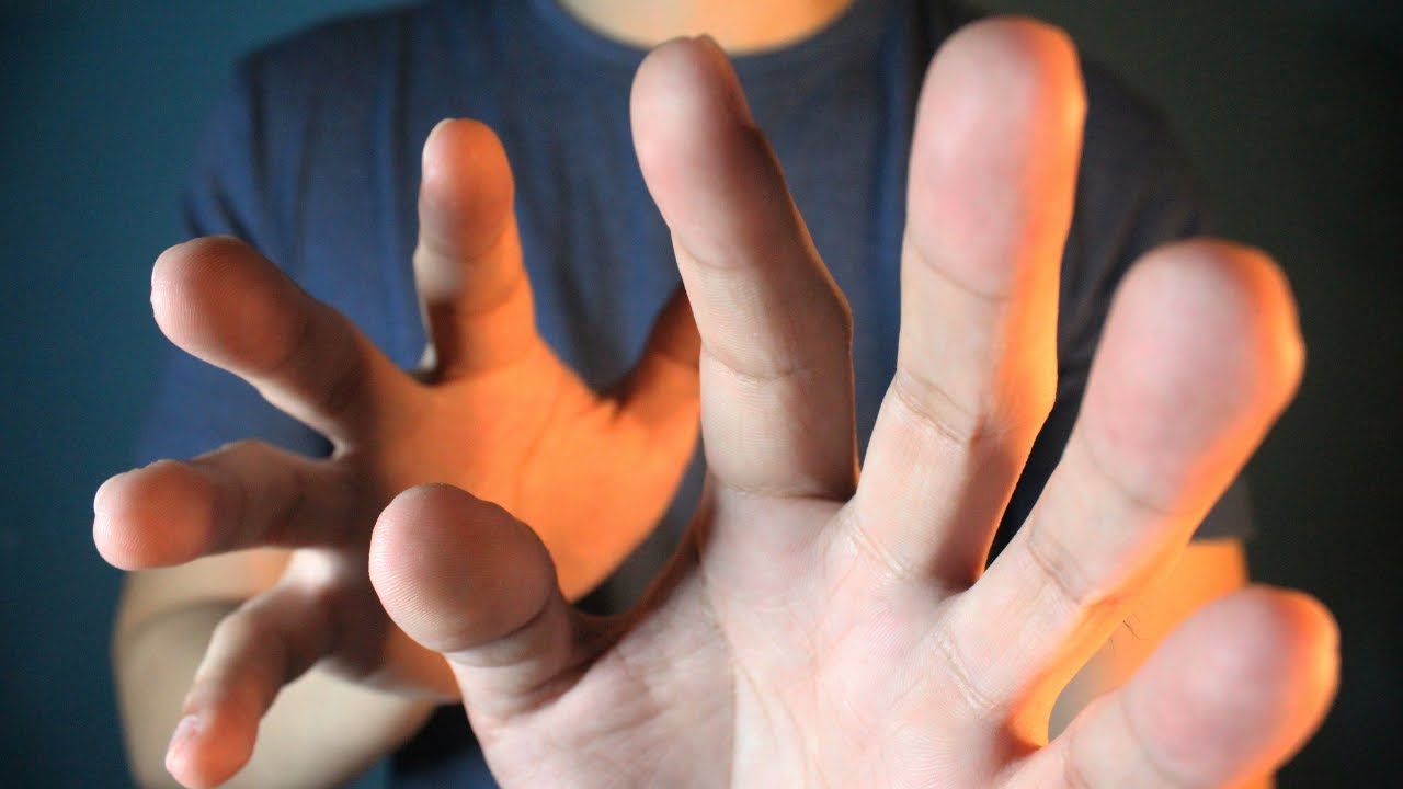ASMR Hand movements/ face touching with Up-close Mouth sounds