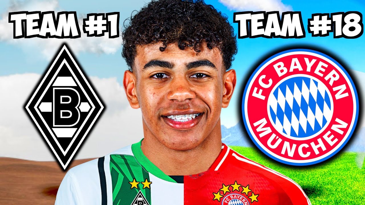 Was wäre, wenn LAMINE YAMAL bei jedem BUNDESLIGA CLUB spielen würde? 👀