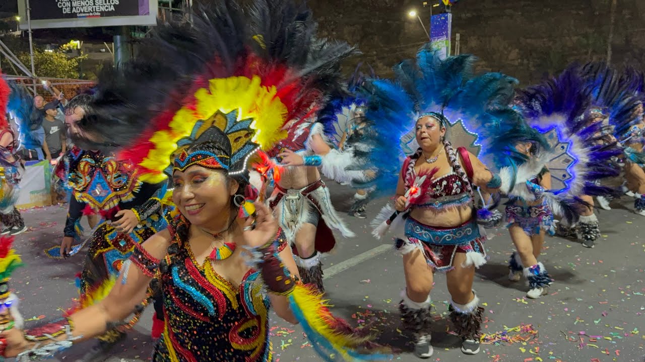 🎊🎺Tobas Guerreros del Sol Naciente ~ Carnaval de Arica 2025 D~2🎊🎺
