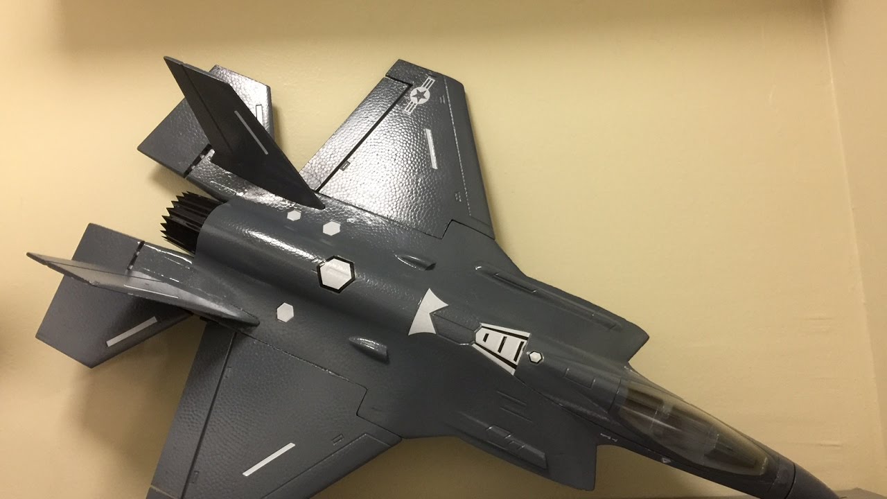3 CH BlitzRCWorks Mini F-35 Lightning II V2 w/ Gyro RC EDF Jet
