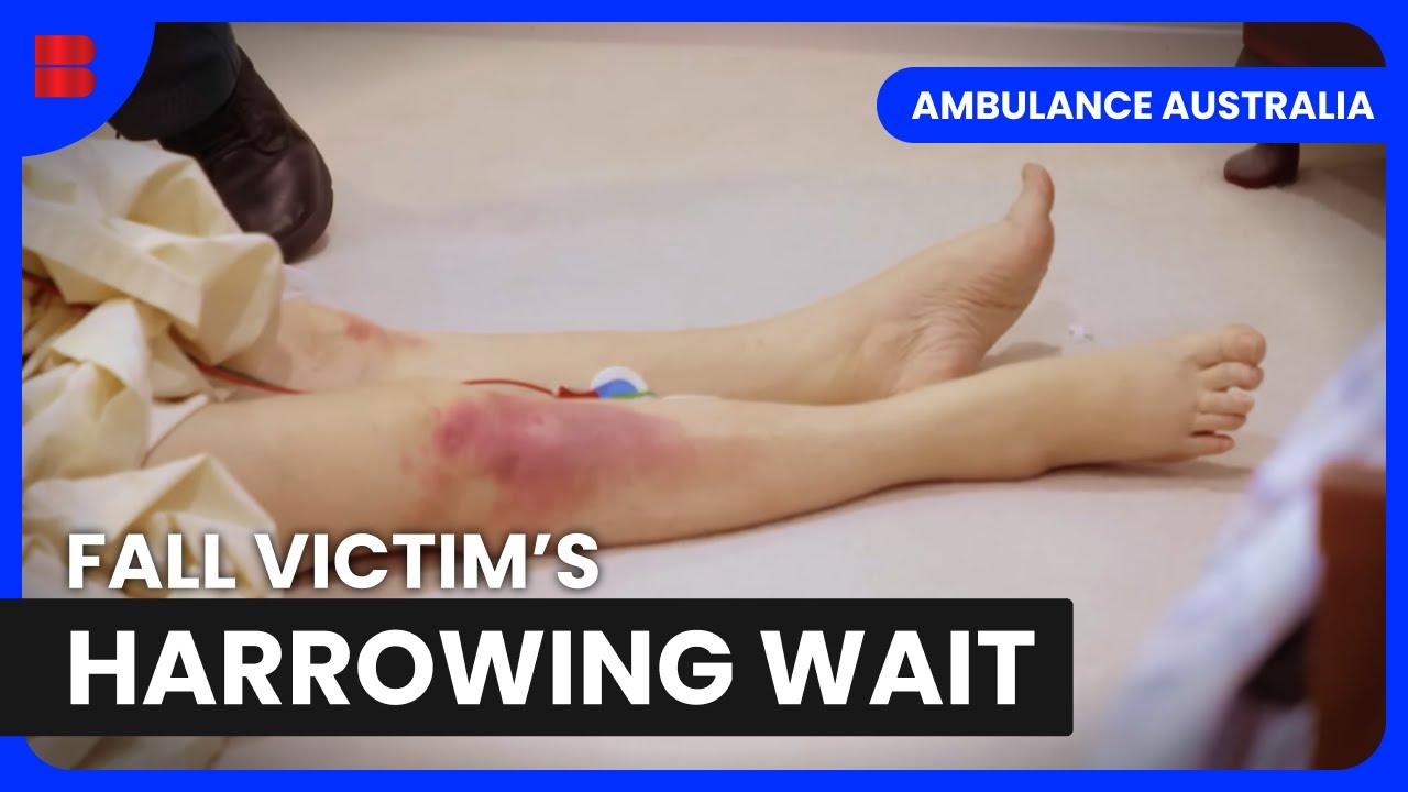 Cherry Picker Rescue for Elderly Fall Victim - Ambulance Australia - Medical Documentary