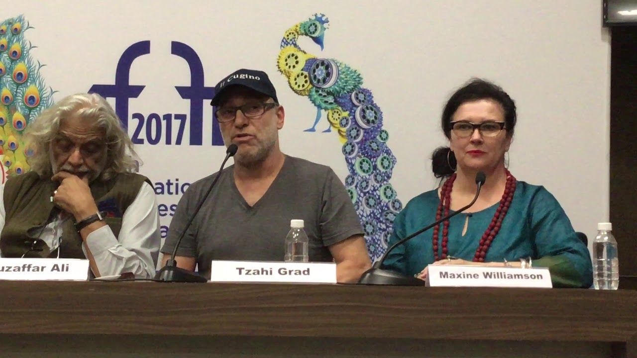 [IFFI 2017] International jury member Israeli director Tzahi Grad speaks to media at PIB centre.