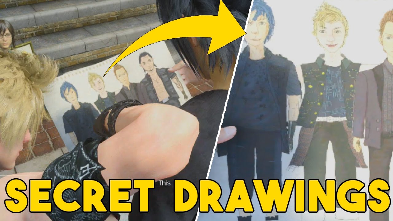 Final Fantasy XV How To Get Secret Potrait (All 