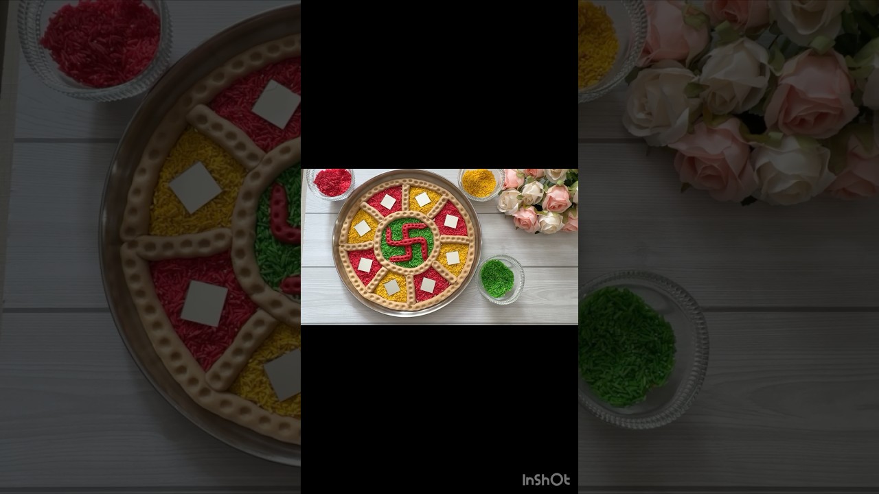 Ganesh ji ki Pooja k liye UNIQUE Aarti ki thali ki Sajavat 🔥🌸 