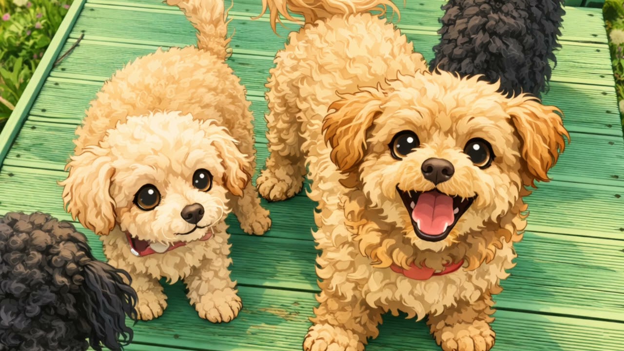 처음 만난 날 (ai뮤직비디오) #강아지 #푸들 #dog #klingai 