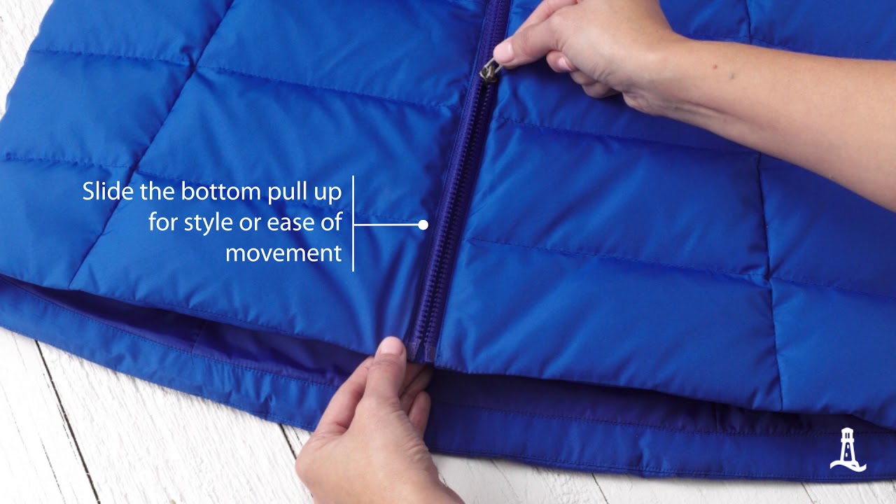 Winter Coats &ndash; How to Work a Two-Way Zipper | Lands' End