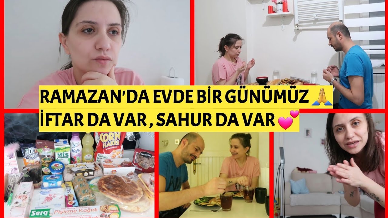 EŞİM İŞTEN ÇIKARILDI😔400 TL MARKET ALIŞVERİŞİ🛒SABAHDAN SAHURA KADAR🙏İFTAR ve SAHUR MENÜM👍
