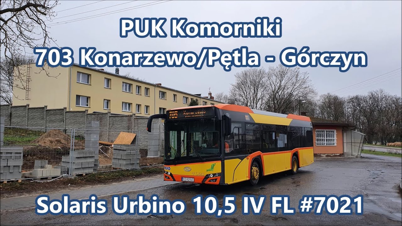 PUK Komorniki - linia 703, Solaris Urbino 10,5 IV FL #7021