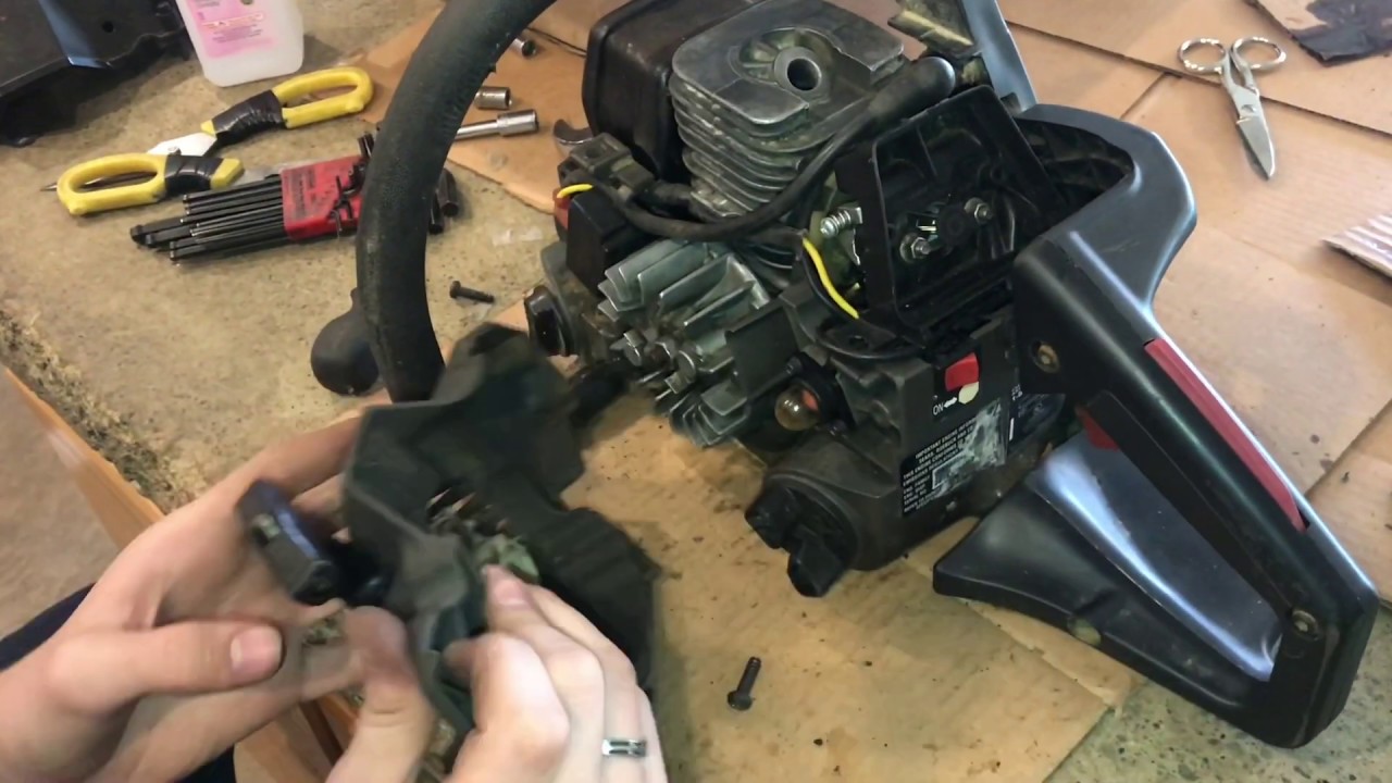 COMPLETE assembly of a craftsman chainsaw