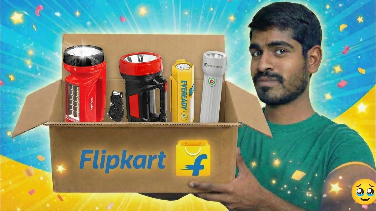 Portronics vs Eveready Torch 🔦 | Best Rechargeable Torch Under ₹250?