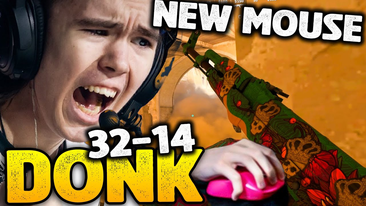 Donk 32-14 Faceit Mirage - New mouse Training