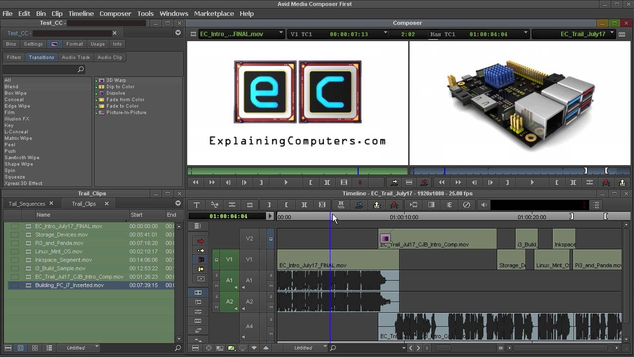 Avid Media Composer | First (Free Video Editor)