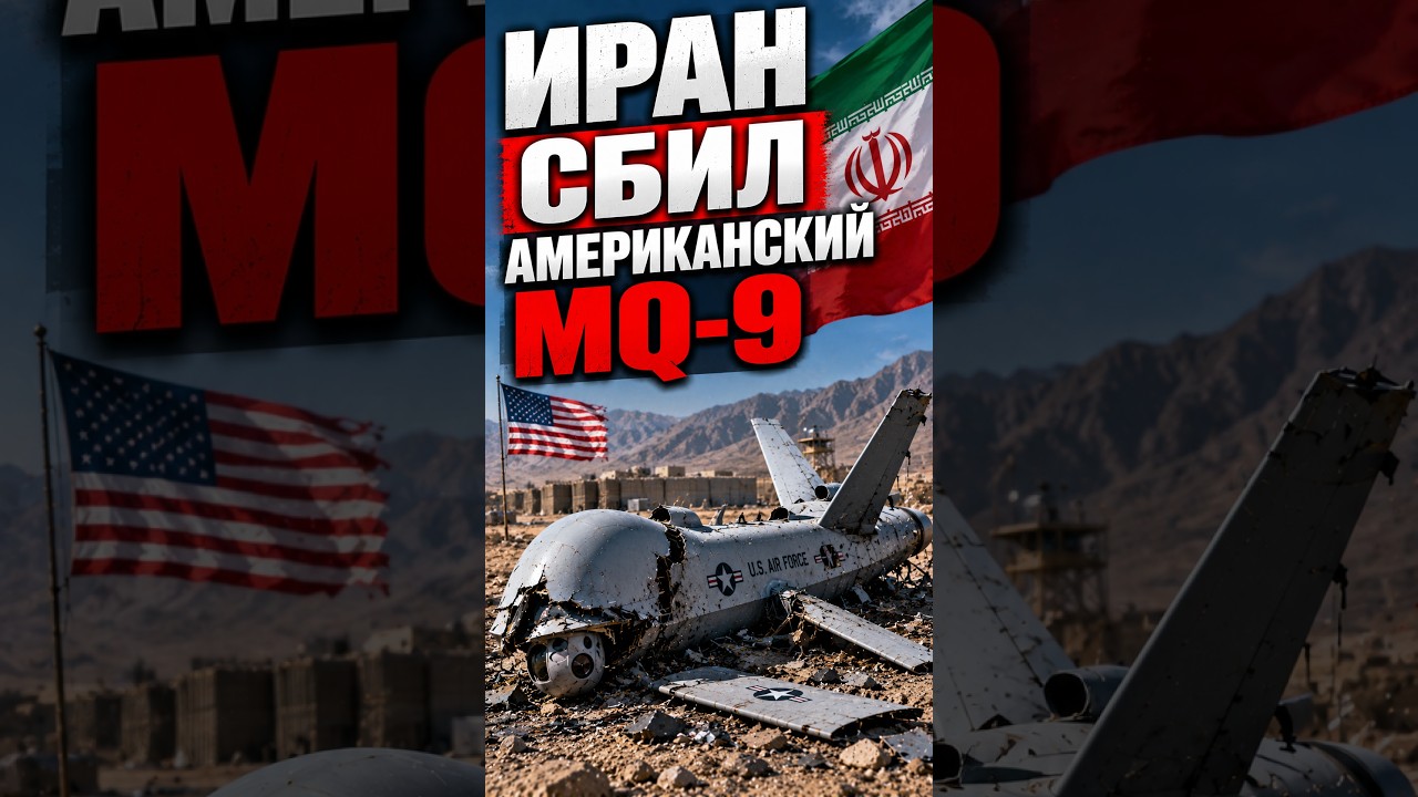 Iran shoots down American MQ-9 #shorts