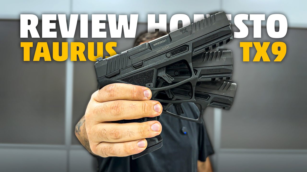 Testei a NOVA pistola TAURUS TX9 em 3 TAMANHOS | REVIEW HONESTO