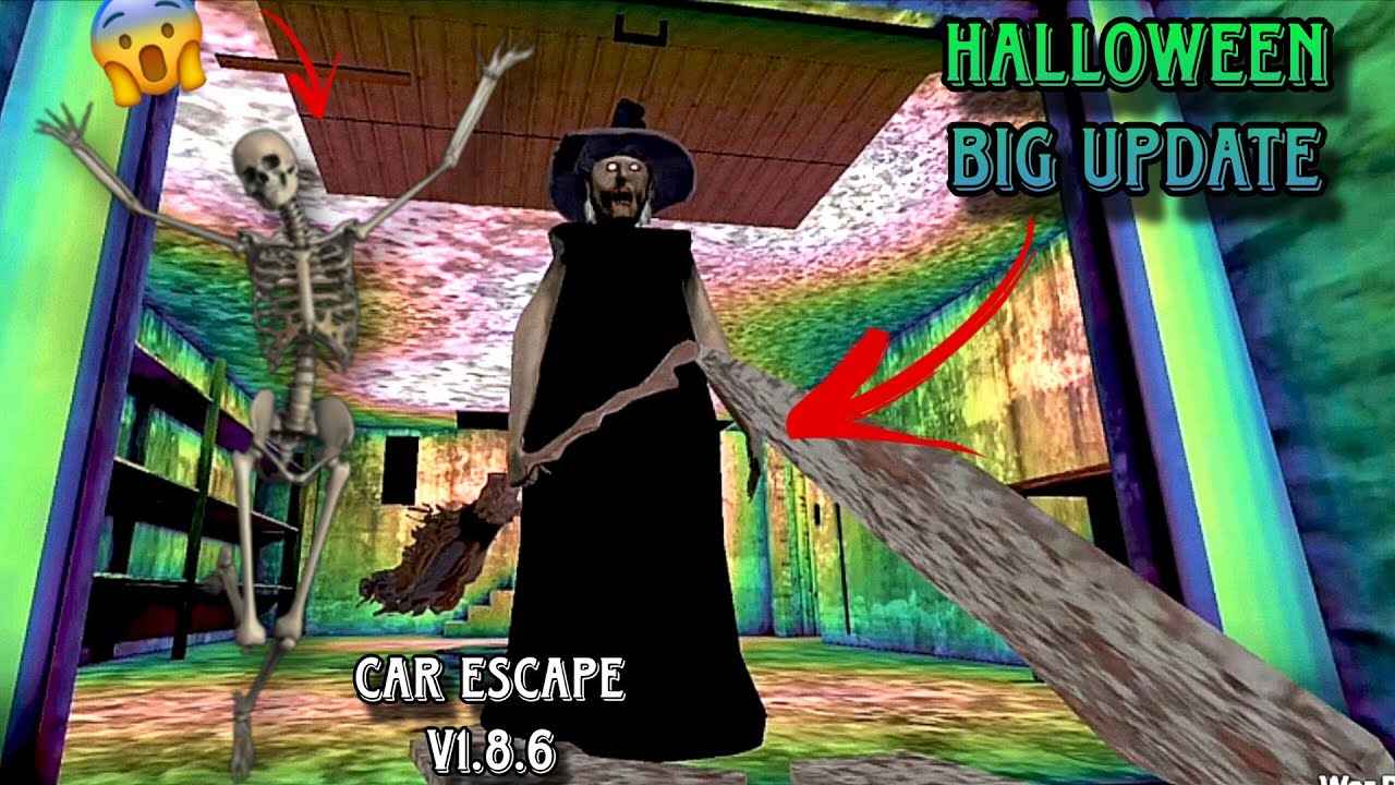 Granny Version 1.8.6 New Update Car Escape Full Gameplay 