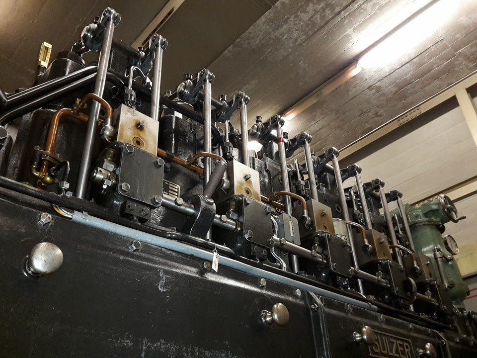 Notstromdiesel im Artilleriewerk Magletsch