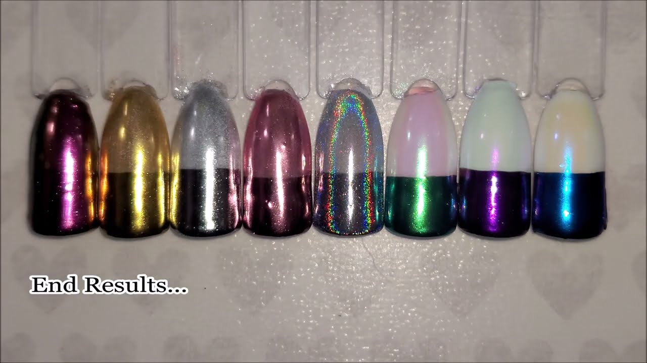 Beetles Chrome Powders from Amazon / Chrome Powder Swatches