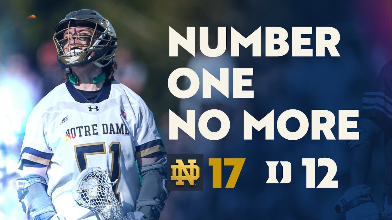 Notre Dame Knocks Off #1 Blue Devils | Highlights vs. Duke | Notre Dame Lacrosse