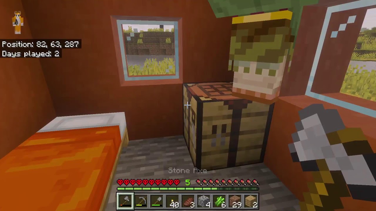 mincraft hardcore day #1