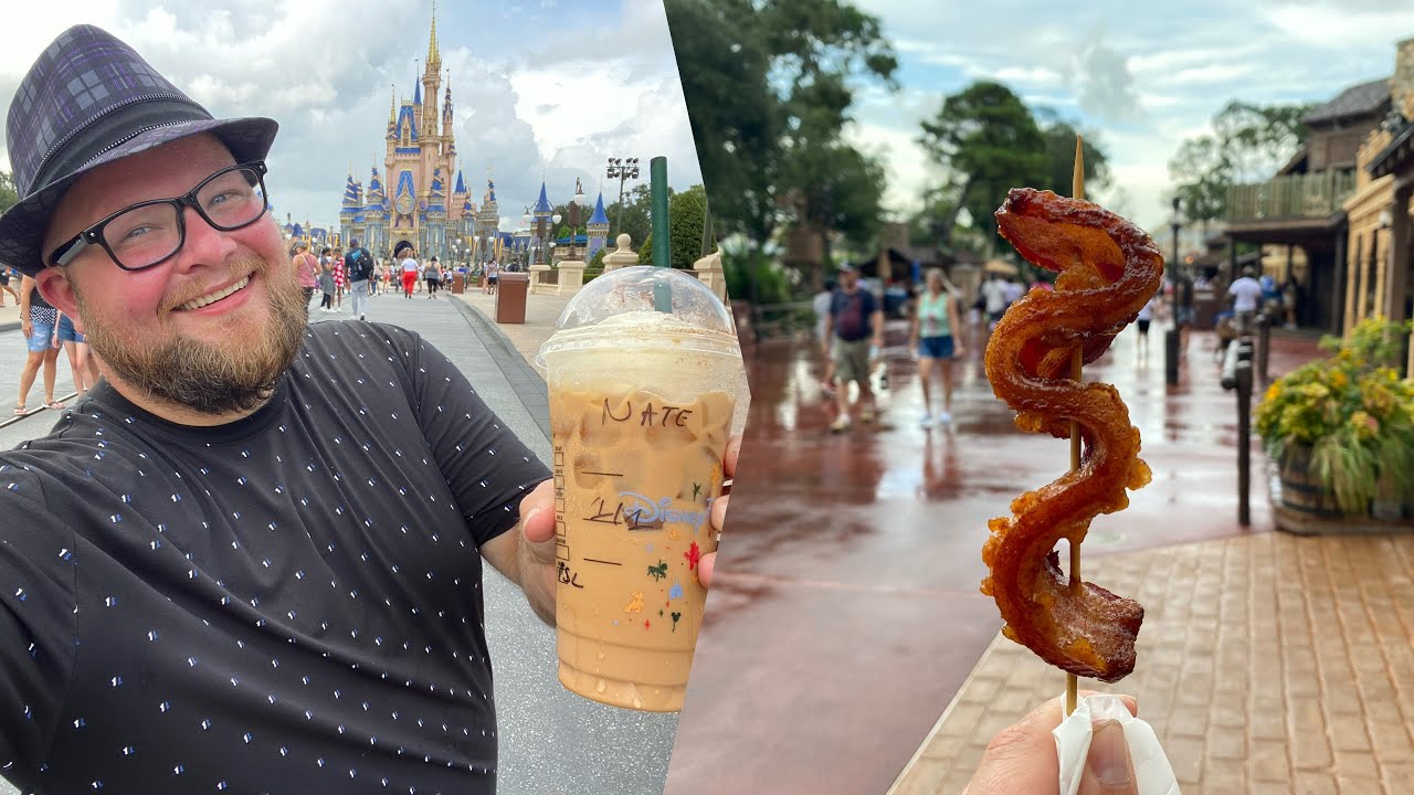 Disney’s Magic Kingdom 2021 | Pumpkin Spice Coffee & Candied Bacon | Riding Dumbo & Winnie the Pooh
