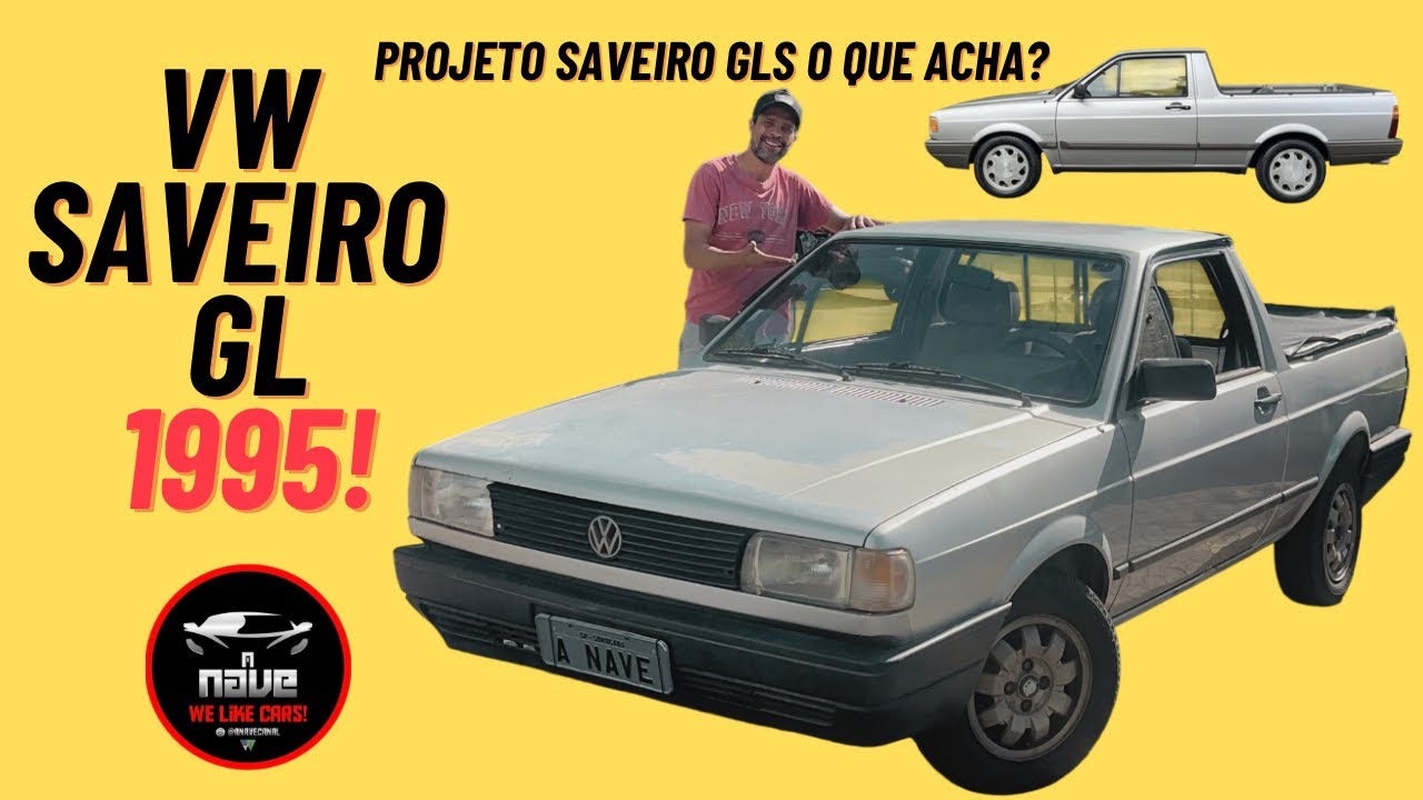 SAVEIRO GLS QUADRADA? O projeto inédito na Saveiro GL 1995 do meu pai! #bydenistudio 