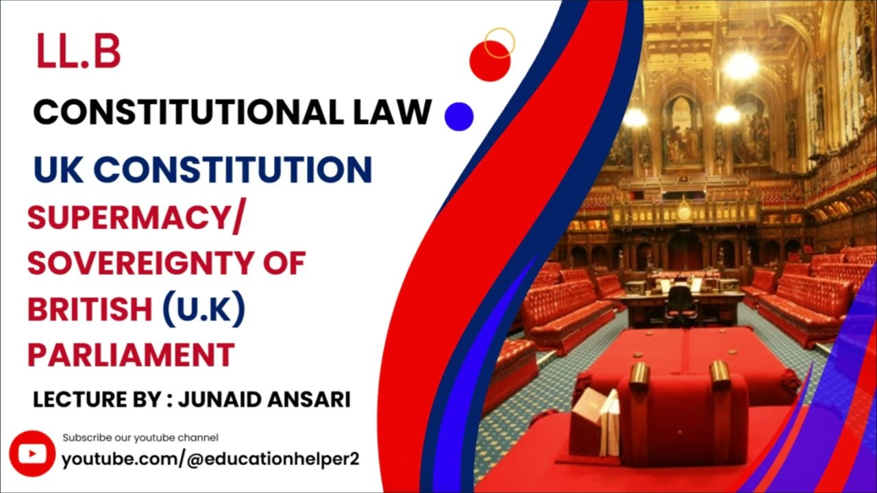 Supremacy of British parliament | parliamentary sovereignty | constitutional law