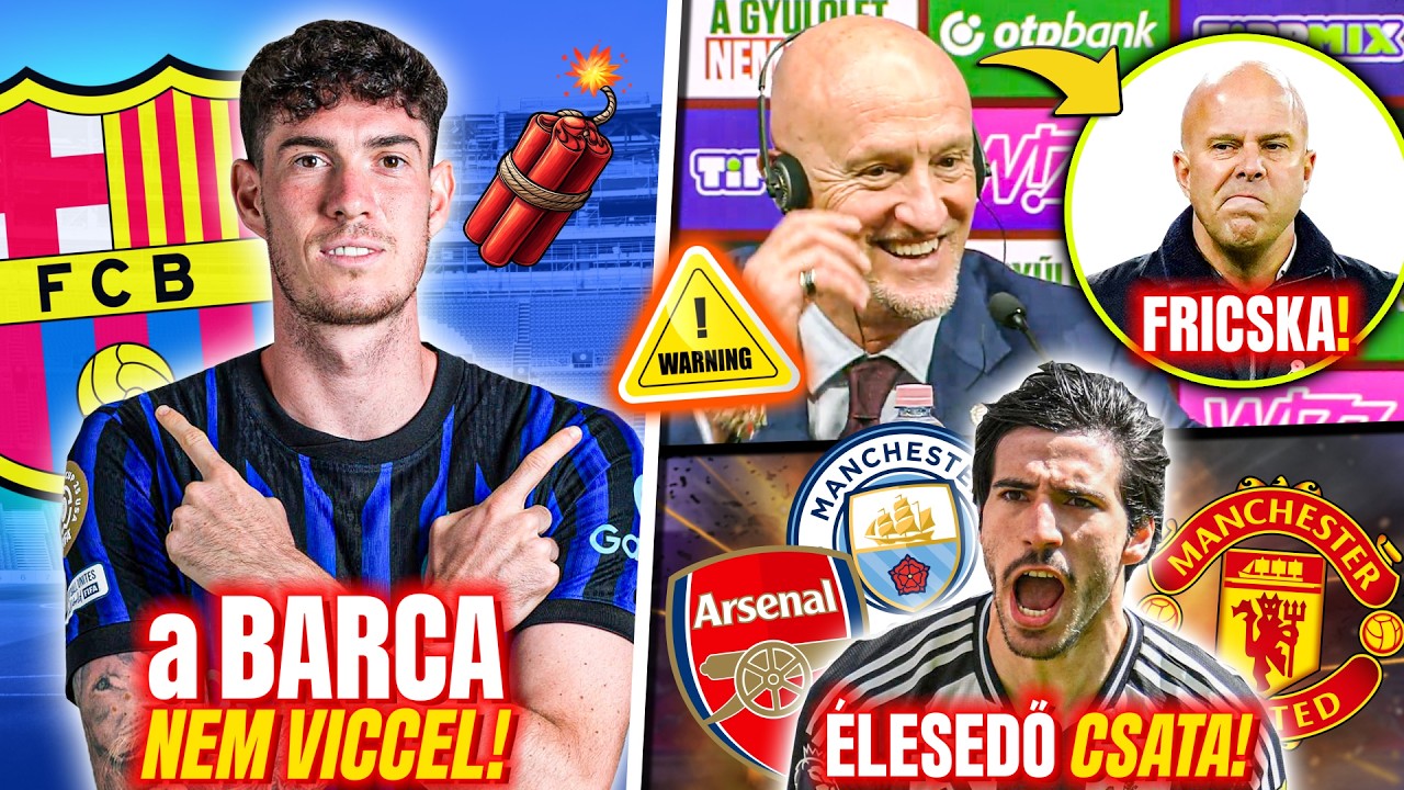 &Iacute;GY SZEREZHETI MEG a Barcelona BASTONIT! Marco Rossi G&Uacute;NYT ŰZ&Ouml;TT Arne Slotb&oacute;l!