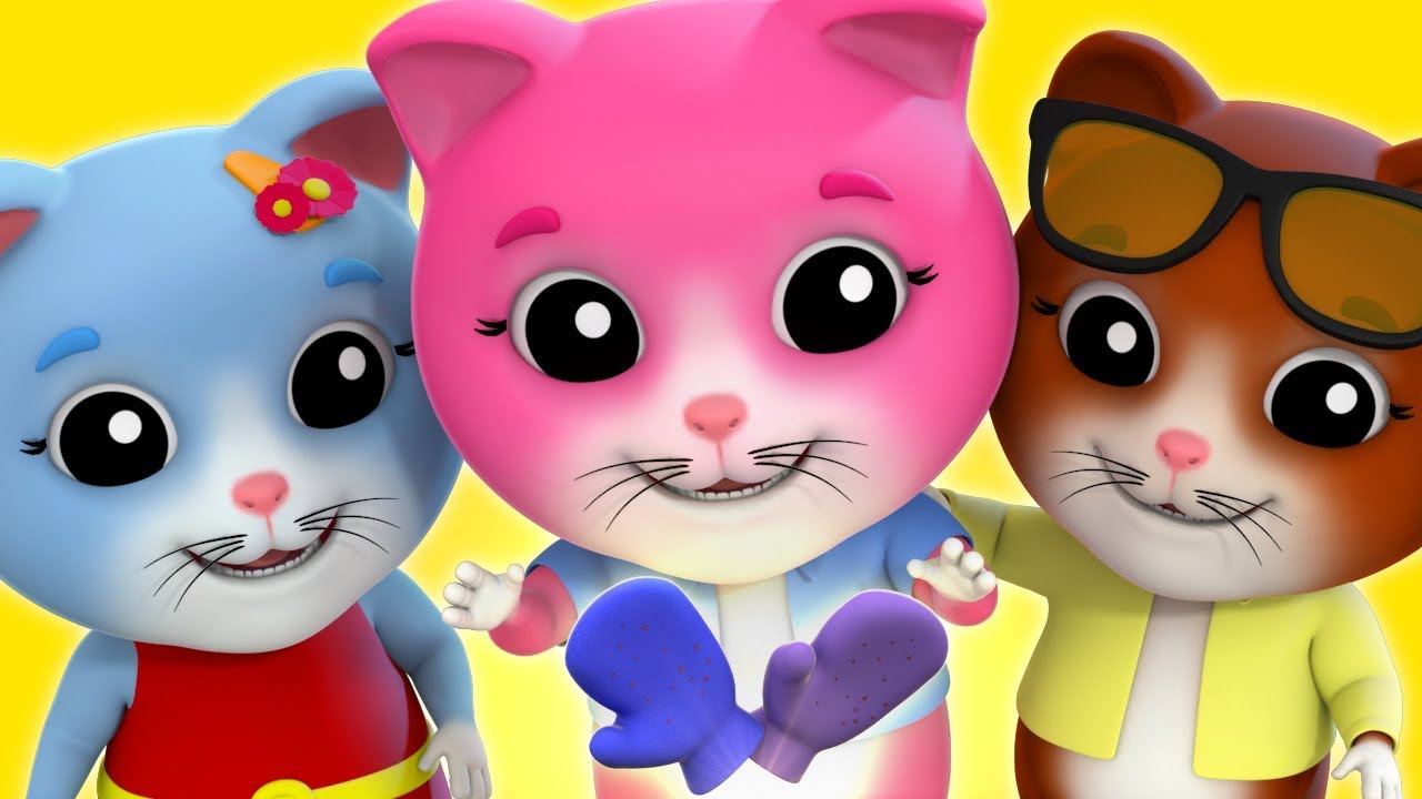Three Little Kittens | Baby songs | Kids Rhymes by Farmees