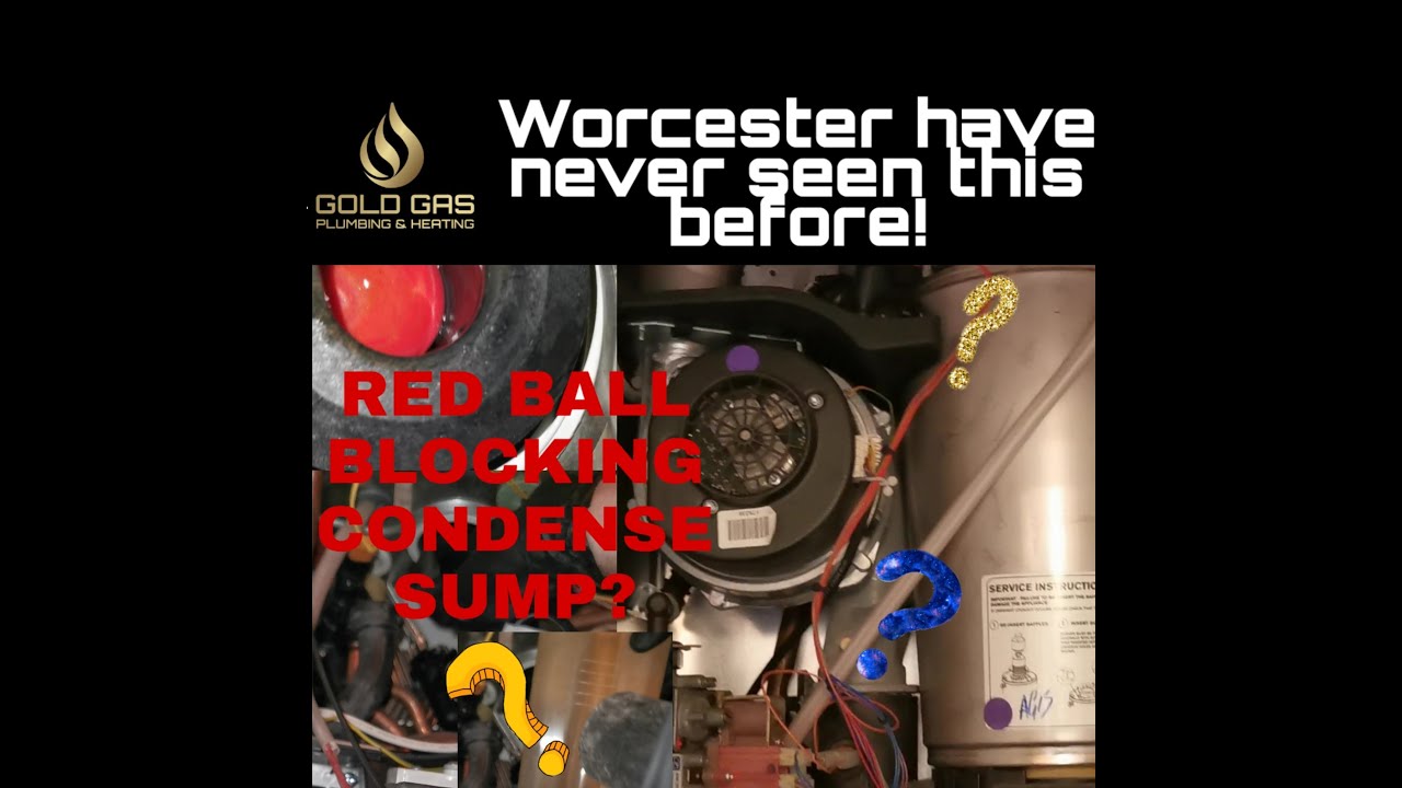BOILER BREAKDOWN - WORCESTER & I HAVE NEVER SEEN THIS BEFORE - BOILER GURGLING WEIRD CONDENSE