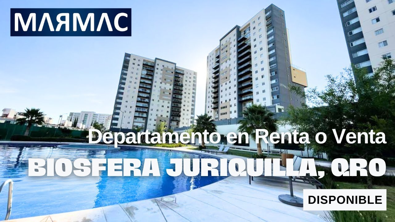 Departamento en Renta o Venta | Biosfera Towers, Juriquilla | Quer&eacute;taro, Qro.