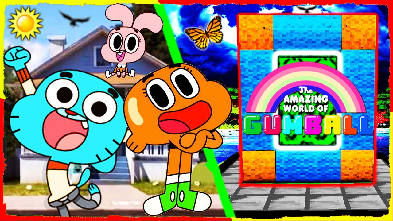 Minecraft - How to Make a Portal to AMAZING WORLD of GUMBALL