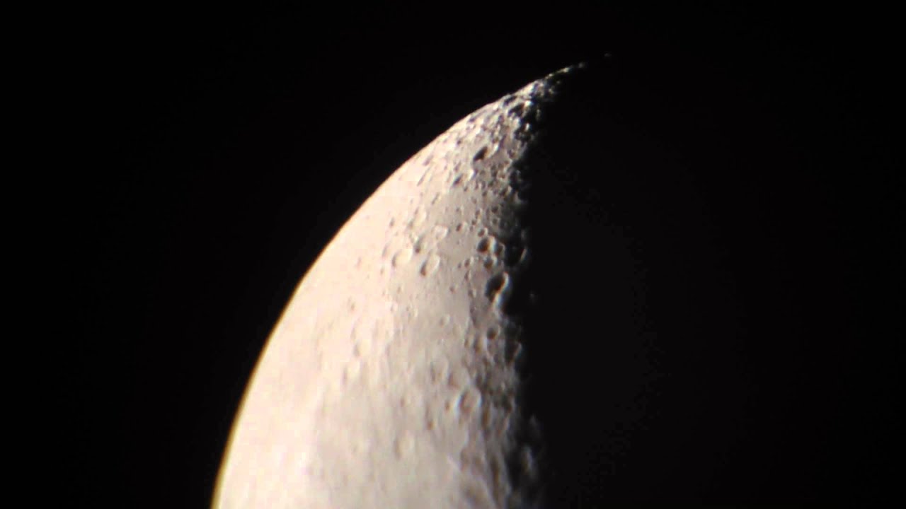 Waxing Crescent Moon, 33% visible