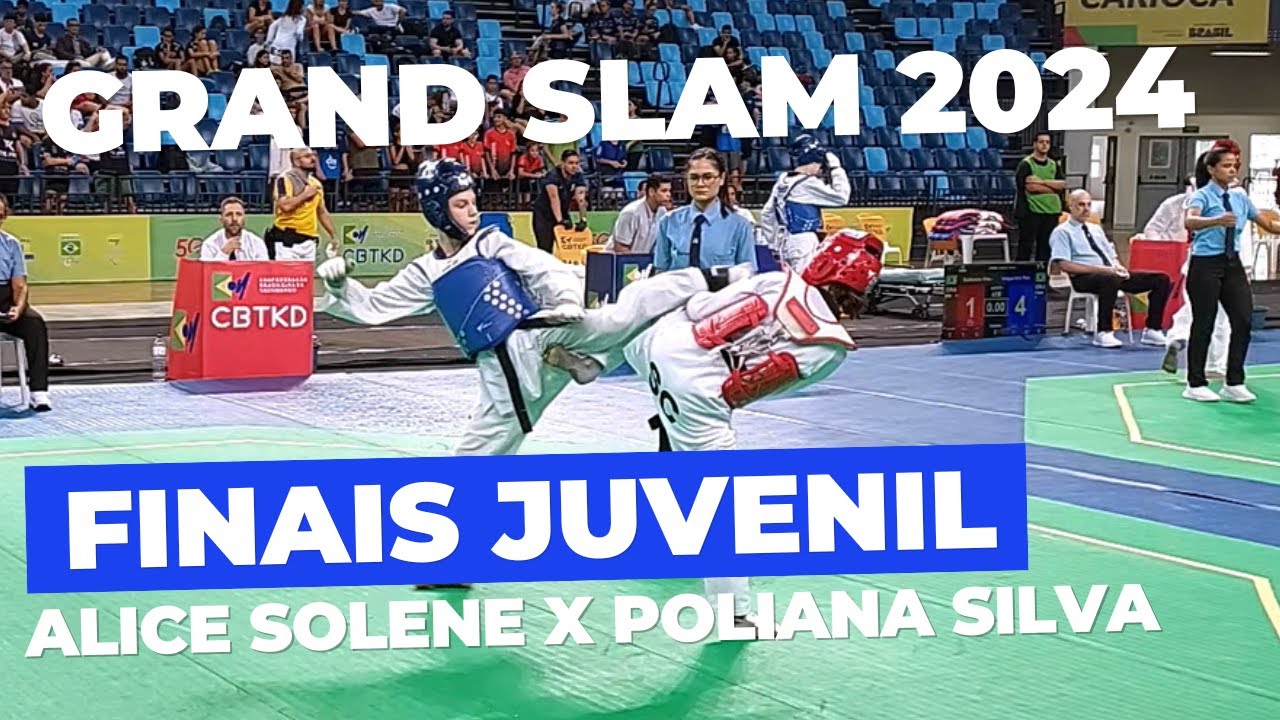 Grand Slam 2024 Finais Juvenil - Alice Solene x Poliana Silva -42kg
