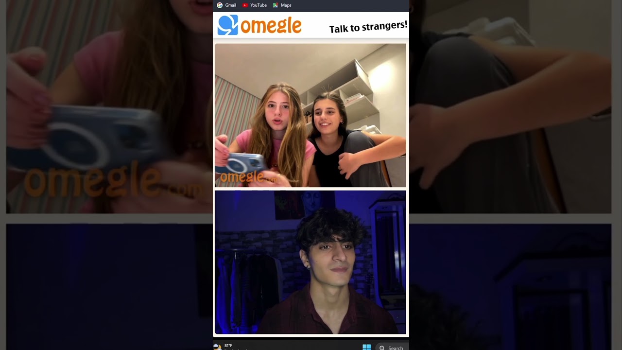 Реакция Omegle 😅 