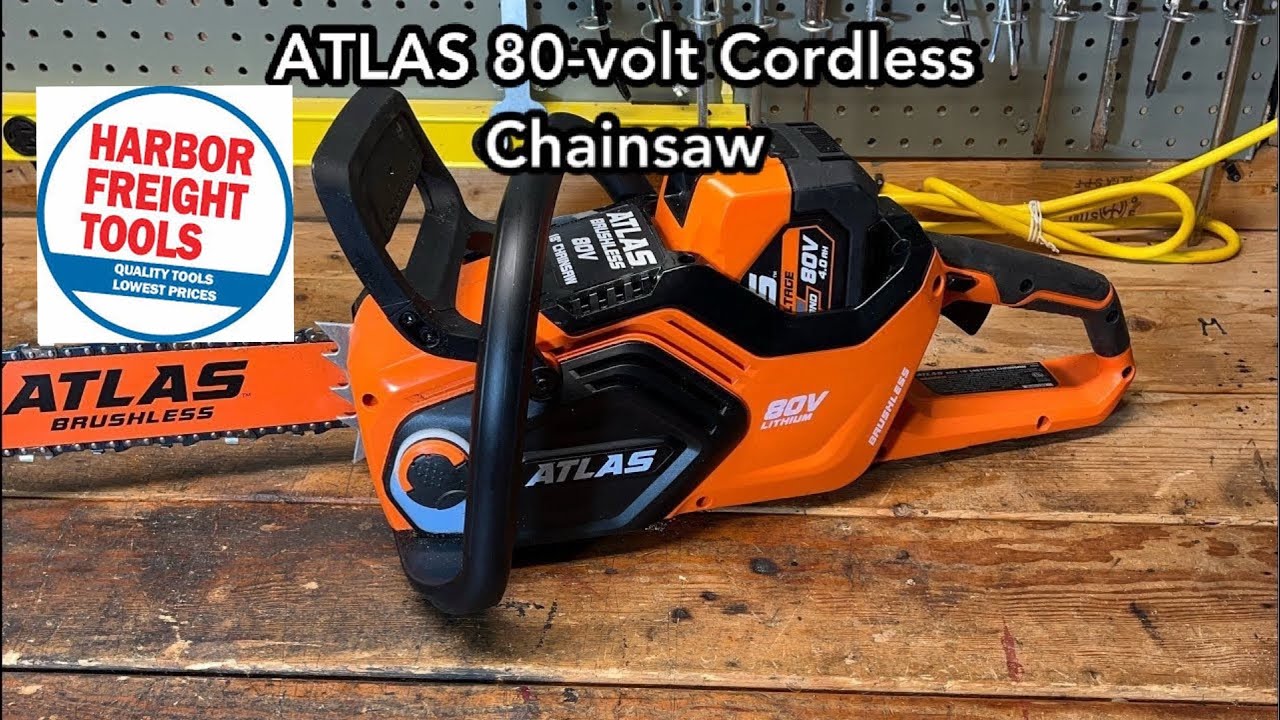 ATLAS 80-volt chainsaw - review