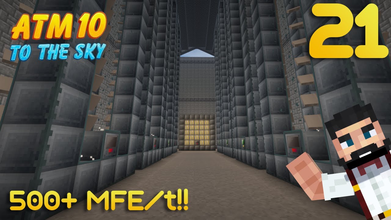 Лучшая генерация энергии — Extreme Reactors Insanite Turbine — ATM10 To The Sky (21)