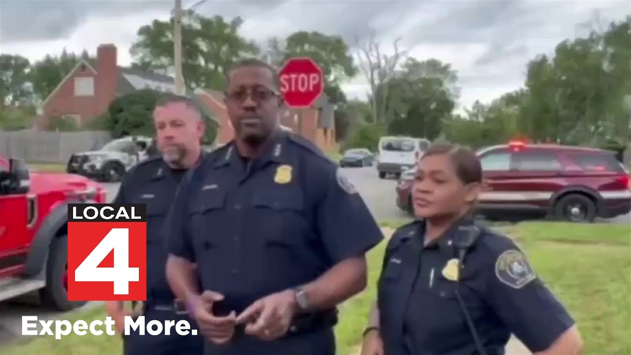 Detroit police Deputy Chief Arnold Williams of Eastern Operations talks standoff on city's west side