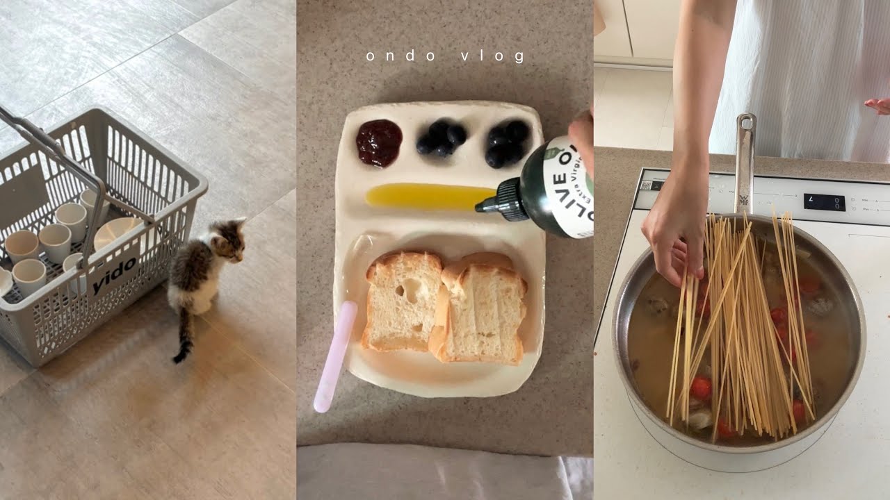 카페 인테리어 준비?! 이천에서 식기류 쇼핑하고 말차 판나코타 만들기,요즘 빠진 원팬파스타