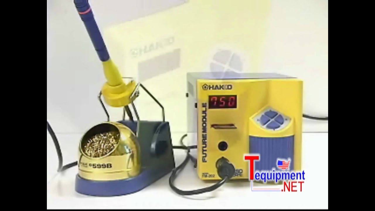 Hakko FM202-01 Soldering System Instructional Video FM203-01