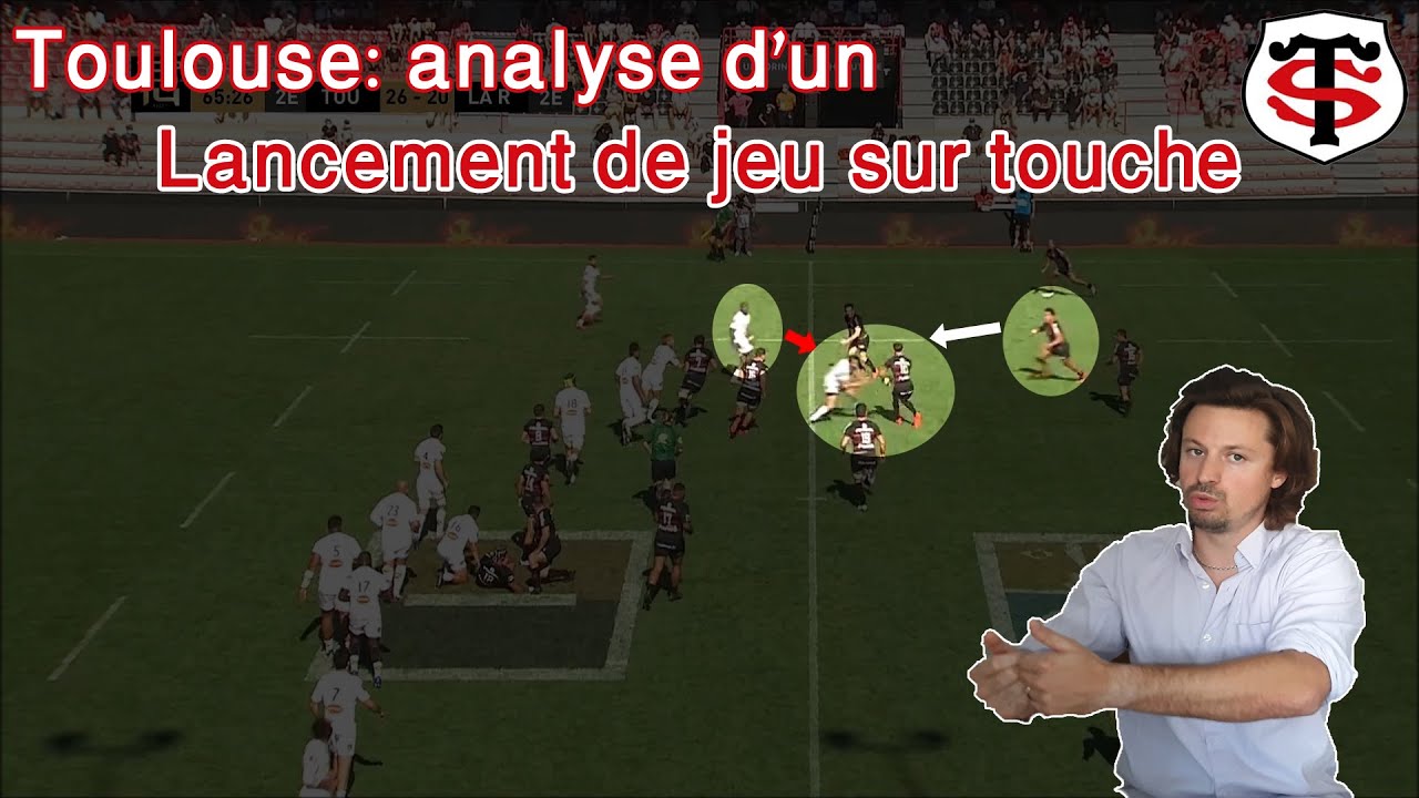 STADE TOULOUSAIN: ANALYSE D'UN LANCEMENT SUR TOUCHE - RUGBY TACTICAL