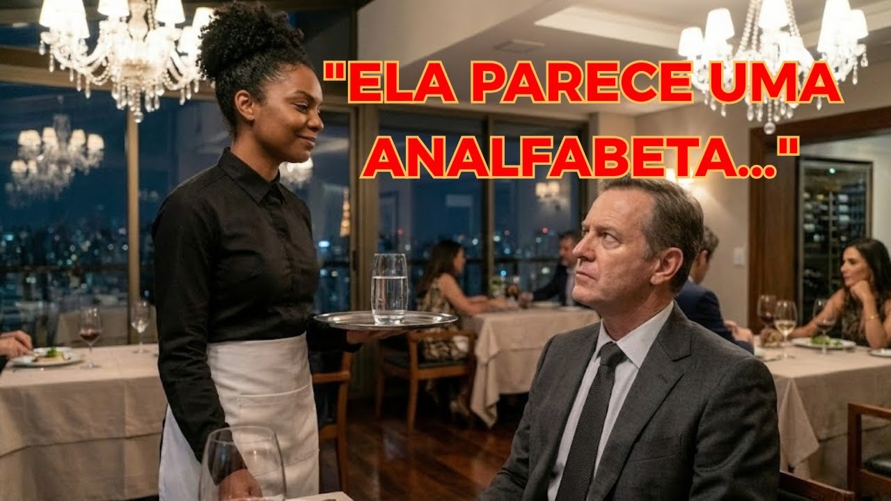 Bilionário faz pedido em idioma estrangeiro para humilhar a garçonete negra — ele não esperava que…