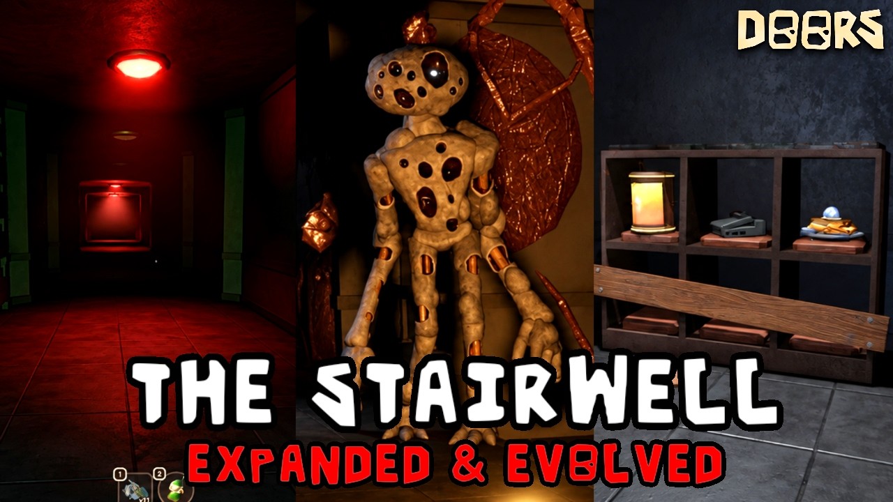 DOORS The Stairwell ACCESS GRANTED Update Full Gameplay!!! | The Stairwell Extended and Evolved