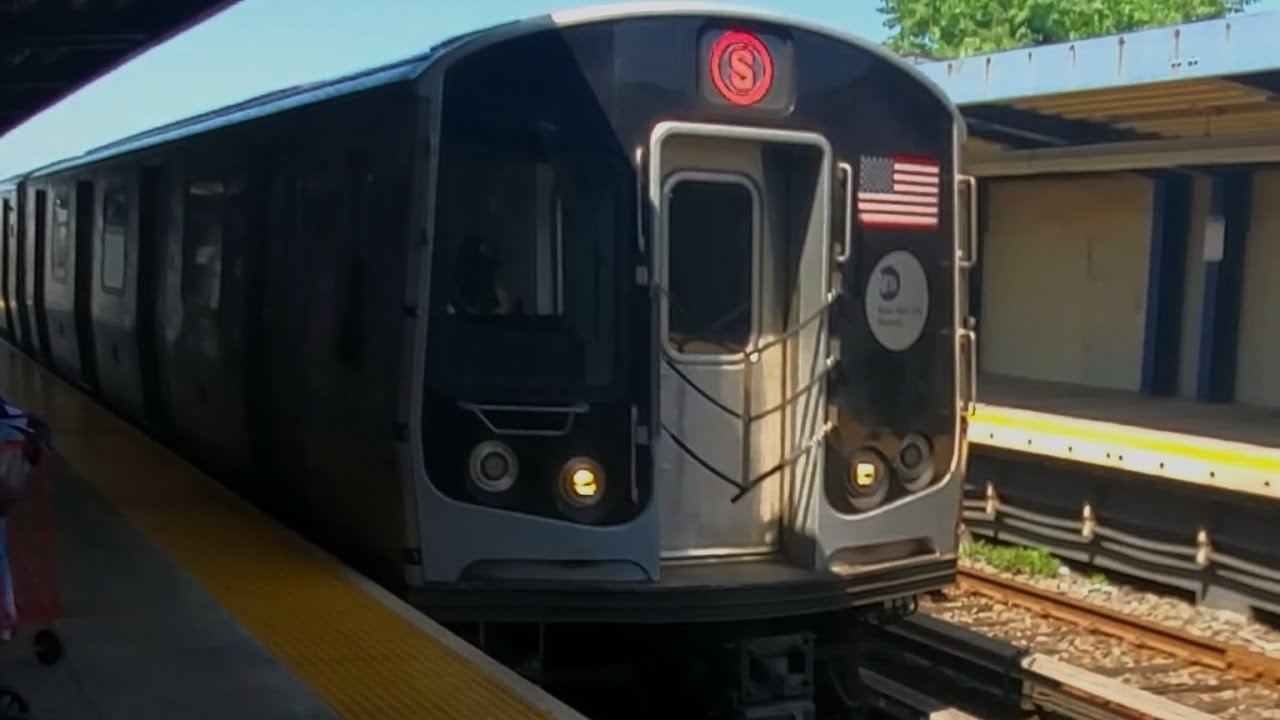 R179 (S) Rockaway Park Shuttle Train Ride From Broad Channel to Beach 105th Street