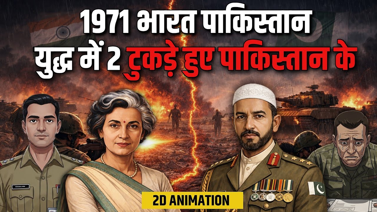 Kaise Hue Pakistan Ke Do Tukde ? 1971 India-Pakistan War ।