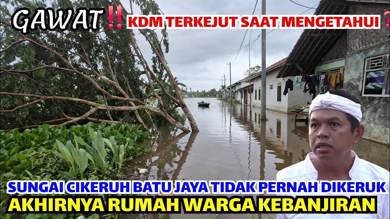 BANJIR MERENDAM PULUHAN RUMAH WARGA❗️AIR KALI MELUAP 2 HARI BERTURUT-TURUT❗️LAPOR KDM