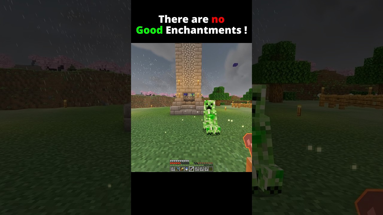 &ldquo;No Best Enchantments? But these Enchantments PROVED Them Wrong 💀&rdquo;. #minecraft #minecraftmemes