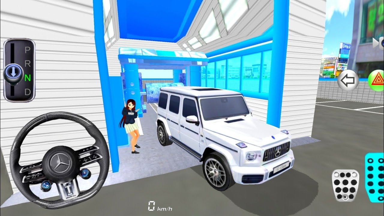 🚙Mercedes G63 Shined After Going Through the 🧼Car Wash | 3D Driving Class | real driving | GAME PLAY