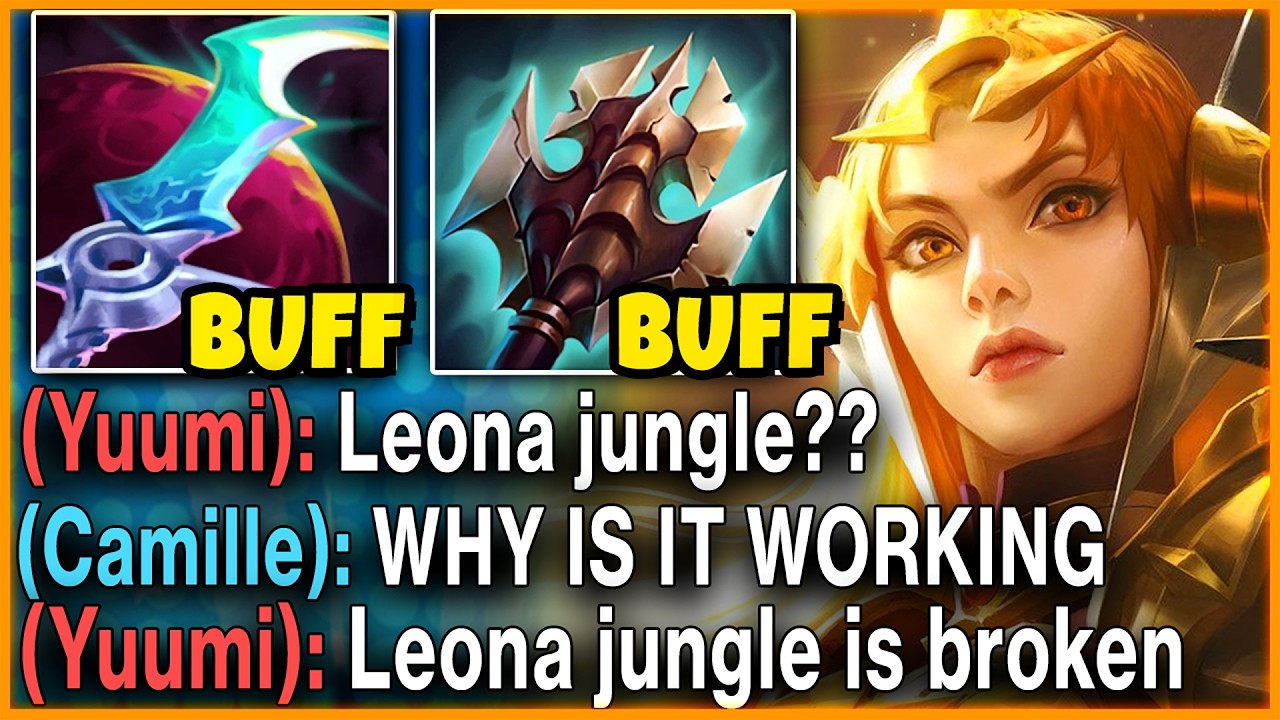 Leona but I'm a jungle bruiser and it's actually broken (ENEMY JUNGLE TILTED)